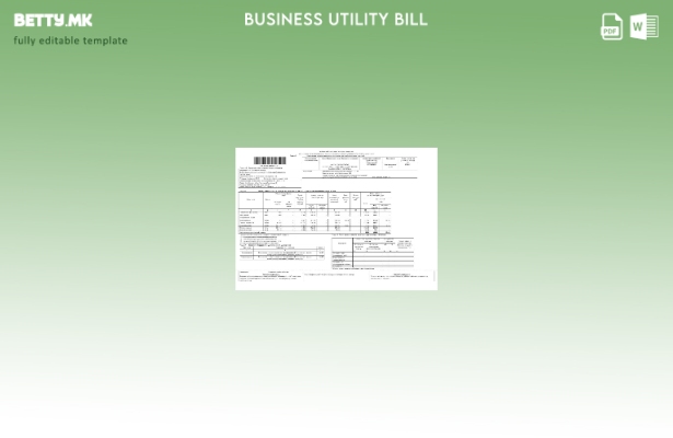 Модерен стил Руски деловен шаблон за комунални услуги